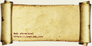 Jasmina Pejović vizit kartica