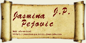 Jasmina Pejović vizit kartica